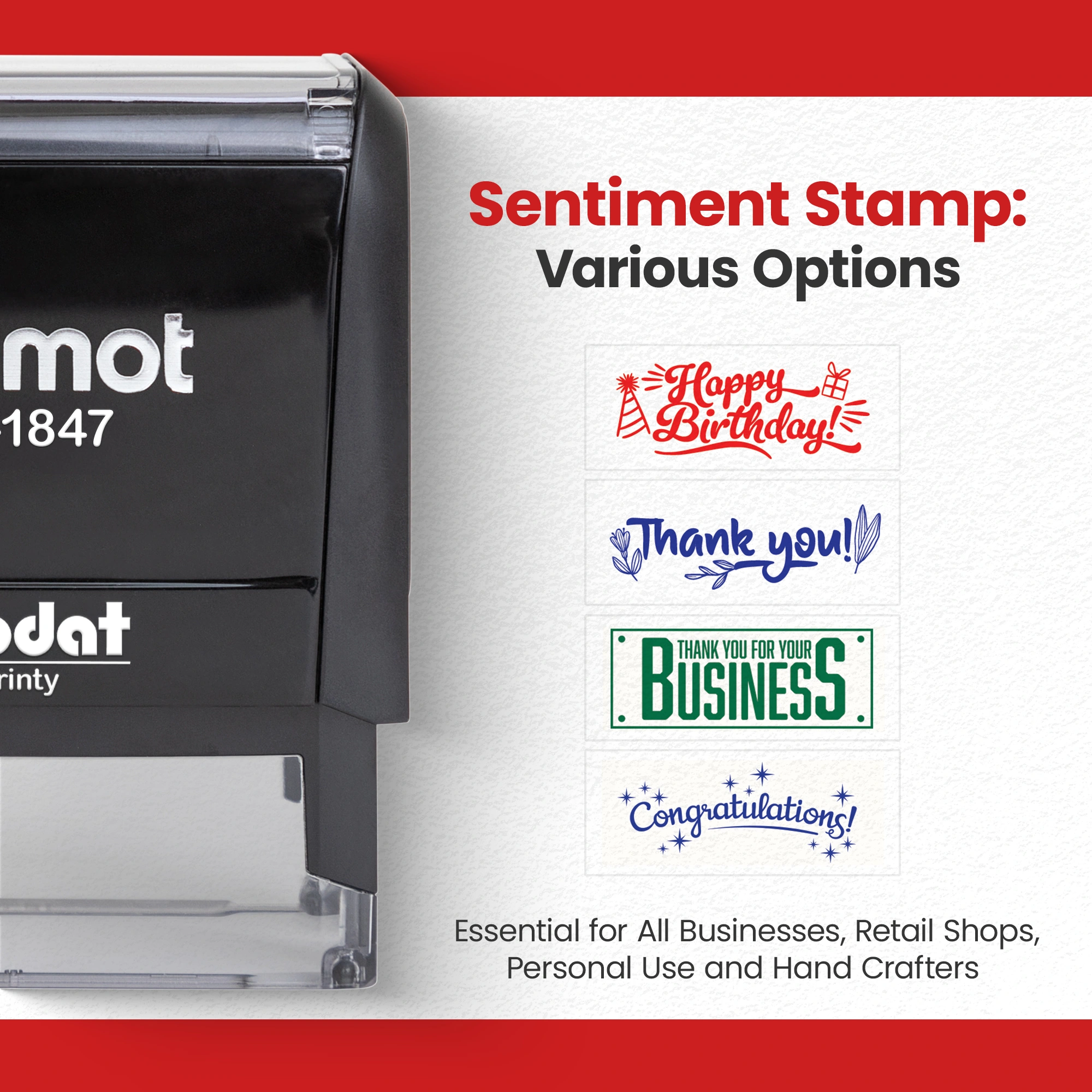 Thank you for your Business Stamp